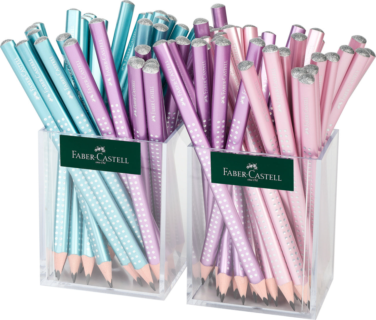 CREION GRAFIT SPARKLE JUMBO 2 x 36 CUTIE PLASTIC 2023 FABER-CASTELL CREION GRAFIT SPARKLE JUMBO 2 x 36 CUTIE PLASTIC 2023 FABER-CASTELL